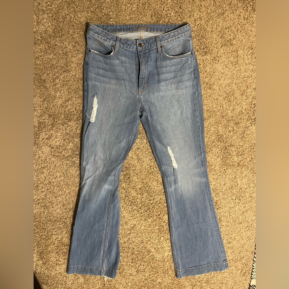 Kimes Ranch Women's Jennifer Light Wash High Rise Trouser Jeans